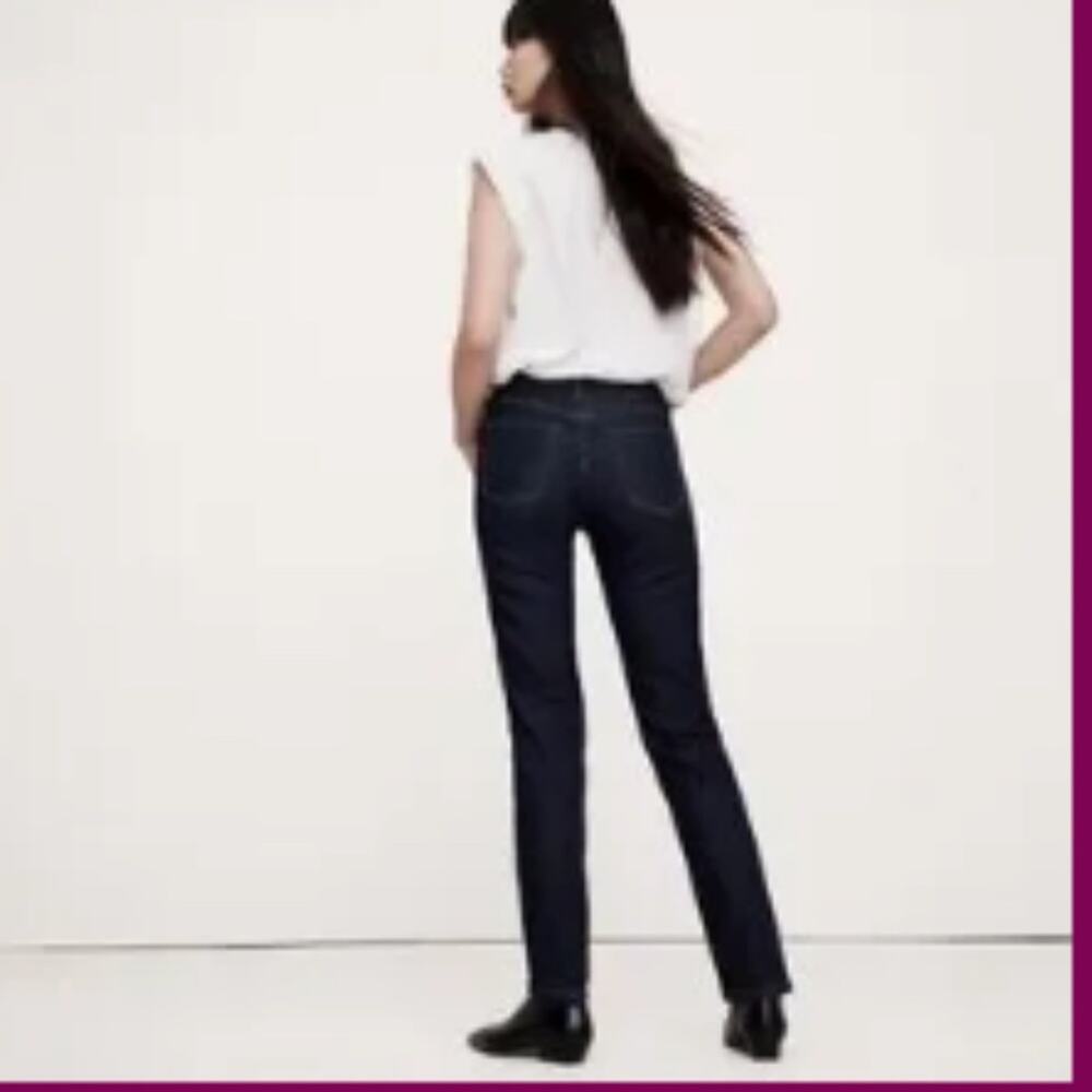 Banana Republic High Rise Straight Jean 25/0